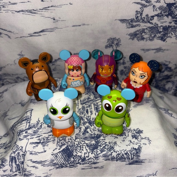 Disney Other - Disney Vinylmation Lot of 6 Figures 3" Tall Pre-Owned Condition. No Boxes